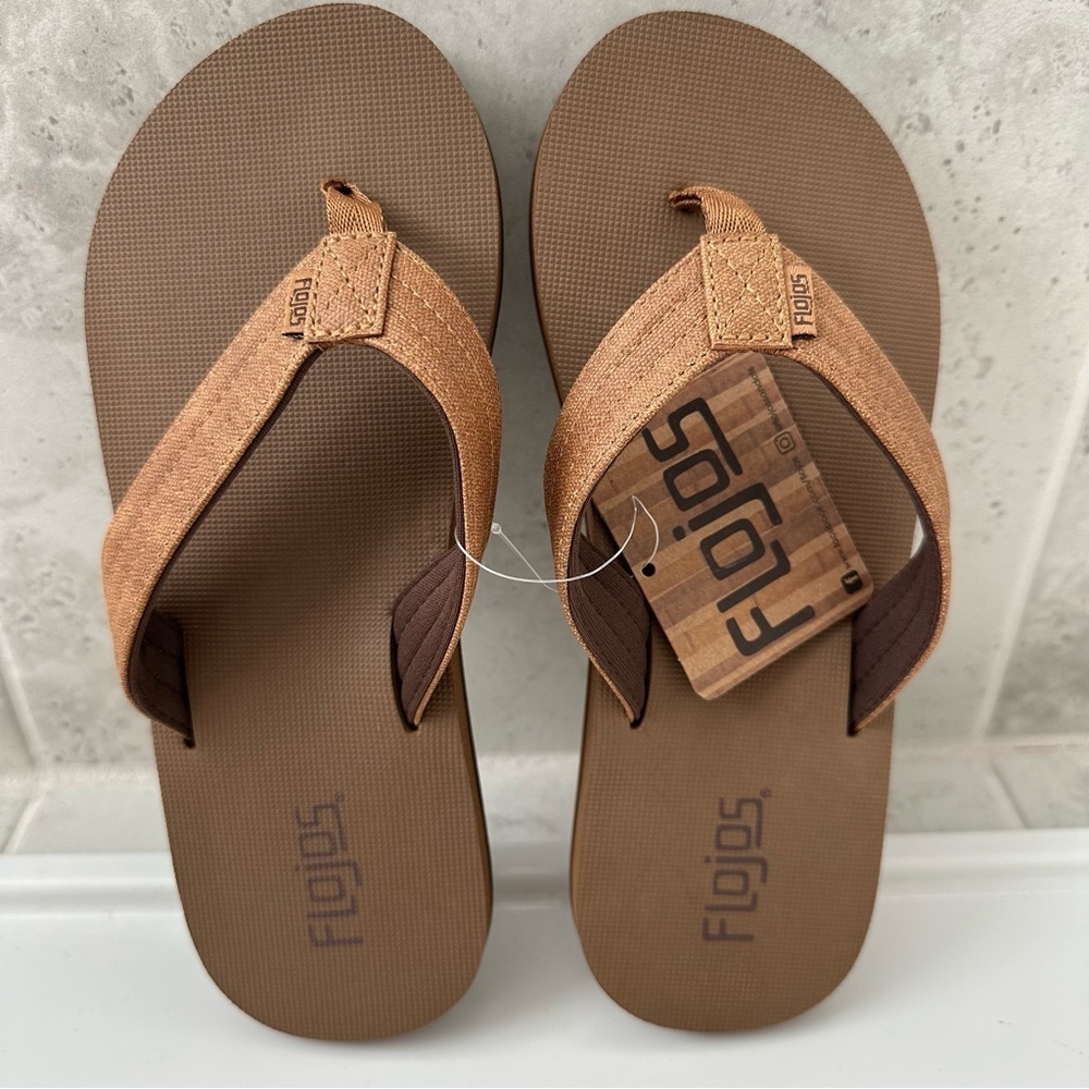 Flojos Kids Rogan Flip Flops Size 5